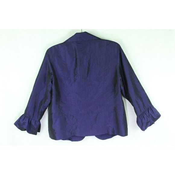 Debra deRoo Blazer Evening Cocktail Purple Violet - Picture 7 of 8